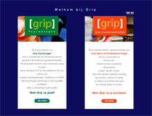 Tablet Screenshot of grippsychologen.nl